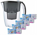 Veefiltrid, kassettidega Aquaphor Amethyst B25 Maxfor, 2.8 l, l&auml;bipaistev v./must v.