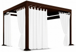 Paviljoni kardin ZMOH-10, 155 x 200 cm, valge v.