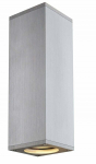 Valgusti seinale SLV Theo QPAR51, GU10, 2 x 50 W, alumiinium v.