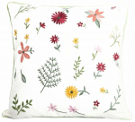 Dekoratiivpadjap&uuml;&uuml;r Homla Tila 735875, valge v./mitmev&auml;rviline, 45 cm x 45 cm