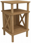 Abilaud Kalune Design Castagno, tammepuidu imitatsioon v., 38 cm x 38 cm x 64 cm