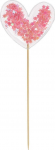 Dekoratsioon Arpex Heart, roosa v., 20 cm