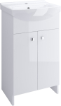 Vannitoakapp valamuga Cersanit Basic C12, valge v., 31 cm x 46 cm x 79 cm