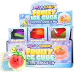 Sensoorne pigistatav m&auml;nguasi Soft & Squishy Fruity Ice Cube, (v&auml;rv/disain valitakse juhuslikult)