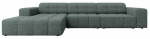Nurgadiivan Cosmopolitan Design Chicago Haga 78, petrol v., vasak, 167 x 294 cm x 78 cm