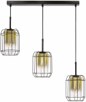 Valgusti lagi Candellux Lighting Jonera 33-49360, E27, 3 x 40 W, kuldne v. / must v.