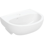 Vannitoa kraanikauss Kolo Solo, keraamiline, 40 cm x 33 cm x 17 cm, valge v.