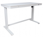 Kirjutuslaud reguleeritava k&otilde;rgusega Home4you Ergo 18695, valge v.