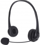 Juhtmega k&otilde;rvaklapid Sandberg USB Office Headset, must