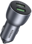 Auto laadija Ugreen CD213 10144, 2 x USB, must v., 36 W