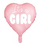 Fooliumist &otilde;hupall erikujuga Party&Deco It&rsquo;s a Girl, roosa v.