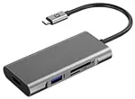 Adapter Extra Digital USB-C - 3 x USB 3.0/USB-C/SD/TF/HDMI CA913442 USB-C, 3 x USB 3.0/USB-C/SD/TF/HDMI, hall v.