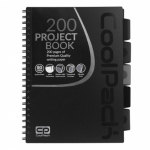 M&auml;rkmik CoolPack Spiral Note Book 94122CP, ruuduline, A5, 200 lehte, Must v.