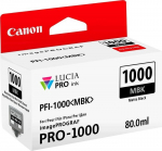 Tindiprinteri kassett Canon PFI-1000MBK, must v., 80 ml
