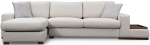 Nurgadiivan Hanah Home Loop 18, hele pruun v., vasak, 332 x 194 cm x 85 cm