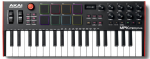 MIDI klaviatuur AKAI MPK Mini Plus, must v./punane v.