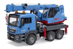 M&auml;ngukraanaga veoauto Bruder MAN TGS Crane Truck 03771, 1:16, sinine v.