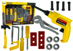 Laste t&ouml;&ouml;riistakomplekt Lean Toys Tool Set 12145, kollane/hall