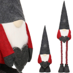J&otilde;uludekoratsioon, "P&auml;kapikk" Springos Gnome CA0670, 125 cm, punane v./hall v.