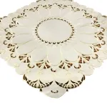 Laudlina ruudukujuline OH-196-B, kreemjasvalge, 85 x 85 cm