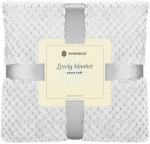 Pleed Springos Lovely Blankets Extra Soft, helehall v., 200 cm x 220 cm