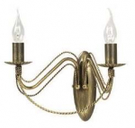 Valgusti seinale Emibig Tori K2, E14, 2 x 10 W, kuldne v.