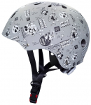 Rulluisutaja kiiver Minnie, L (56-59 cm), valge/must/hall