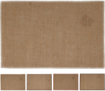 Lauamatt JUTE B04222260, 30 cm x 45 cm, (v&auml;rv/disain valitakse juhuslikult)
