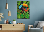 Maalimine numbrite j&auml;rgi Artgeist Beautiful Toucan MA_0657, mitmev&auml;rviline, 40 x 60 cm