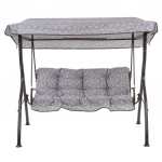 Aiakiik Patio Luna / Kate H036-16PB, must v./hall v./mitmev&auml;rviline, 167 cm x 110 cm x 156 cm