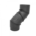 Torup&otilde;lv Vulcano Plus Uni, must, 160 mm, 0 - 90 &deg;