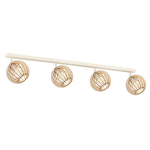 Valgusti lagi Argon Parula 1820, E14, 4 x 7 W, beež v.