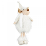 J&otilde;uludekoratsioon, "Nukk", 19 cm, valge