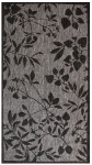 Koridorivaip Home4you Dawn Foam 6, must v./hall v., 300 cm x 80 cm