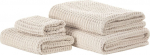Vannir&auml;tikute komplekt Beliani Areora, beež v., 150 cm x 100 cm, 4 tk