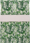 Voodipesukomplekt Beliani Greenwood, roheline v., 80 x 80 cm, 155 x 220 cm