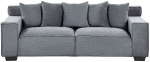Diivan Beliani Viskan Corduroy, tumehall v., 82 x 200 cm x 67 cm