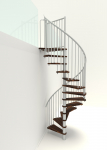 Keerdtrepp Minka Spiral Smart, 140 cm x 305.5 cm