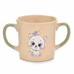 Laste kruus Ambition Sweetie Cat, 250 ml, 1 aasta, 7.6 cm, keraamiline, kollane
