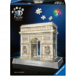 3D-pusle Ravensburger Iconics Arc De Triomphe Paris, 26.9 cm x 16.9 cm, 216 tk, hall v.