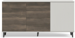 Kapp Random, pruun v./valge v./must v., 40 cm x 160 cm x 82 cm