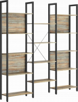 P&otilde;randariiul Vasagle, tamm v./must v., 166 cm x 24 cm x 158 cm