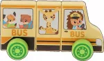Magnetm&auml;nguasi, buss Trefl Tiny Tails School Bus, kollane v.
