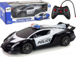 Rc politseiauto Lean Toys City Law Enforcement, 1:16, valge v./must v.