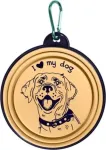Kauss loomale I Love My Dog, 05 l, 12.7 cm x 12.7 cm, oranž v.