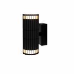 &Otilde;ue seinavalgusti Domoletti Gofre, 7W, GU10, IP44, must v., 7 cm x 18.2 cm