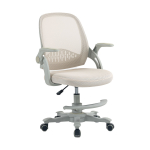 Laste t&ouml;&ouml;tool Home4you Emmy, 59 x 57 x 87 - 99 cm, hall v./beež v.