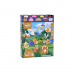Plastiliini komplekt, koos tarvikutega magic dough Happy Easter, mitmev&auml;rviline