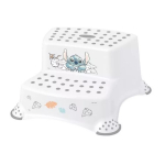 Laste WC aste Keeeper Igor Stitch, pol&uuml;prop&uuml;leen (pp)/termoplastkumm (tpe), valge v., 21 cm x 40 cm x 37 cm