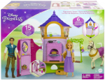 Nukk, koos tarvikutega Mattel Disney Princess Rapunzels Tower HMV99, 25 cm, mitmev&auml;rviline